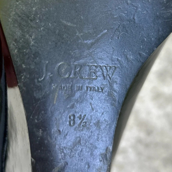 J. Crew Sylvia Patent Leather  Wedges - Picture 10 of 14